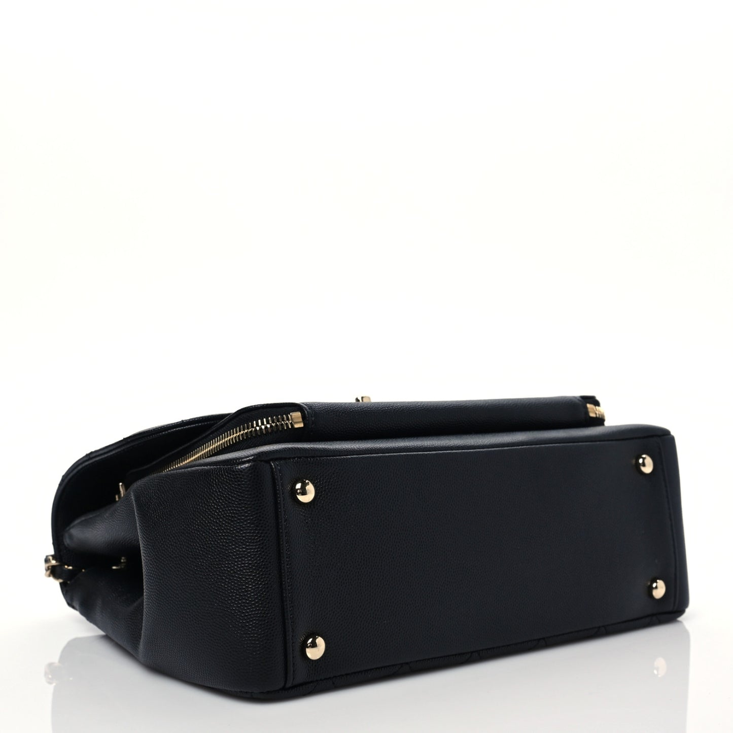 Caviar Quilted Large Business Affinity Flap Black