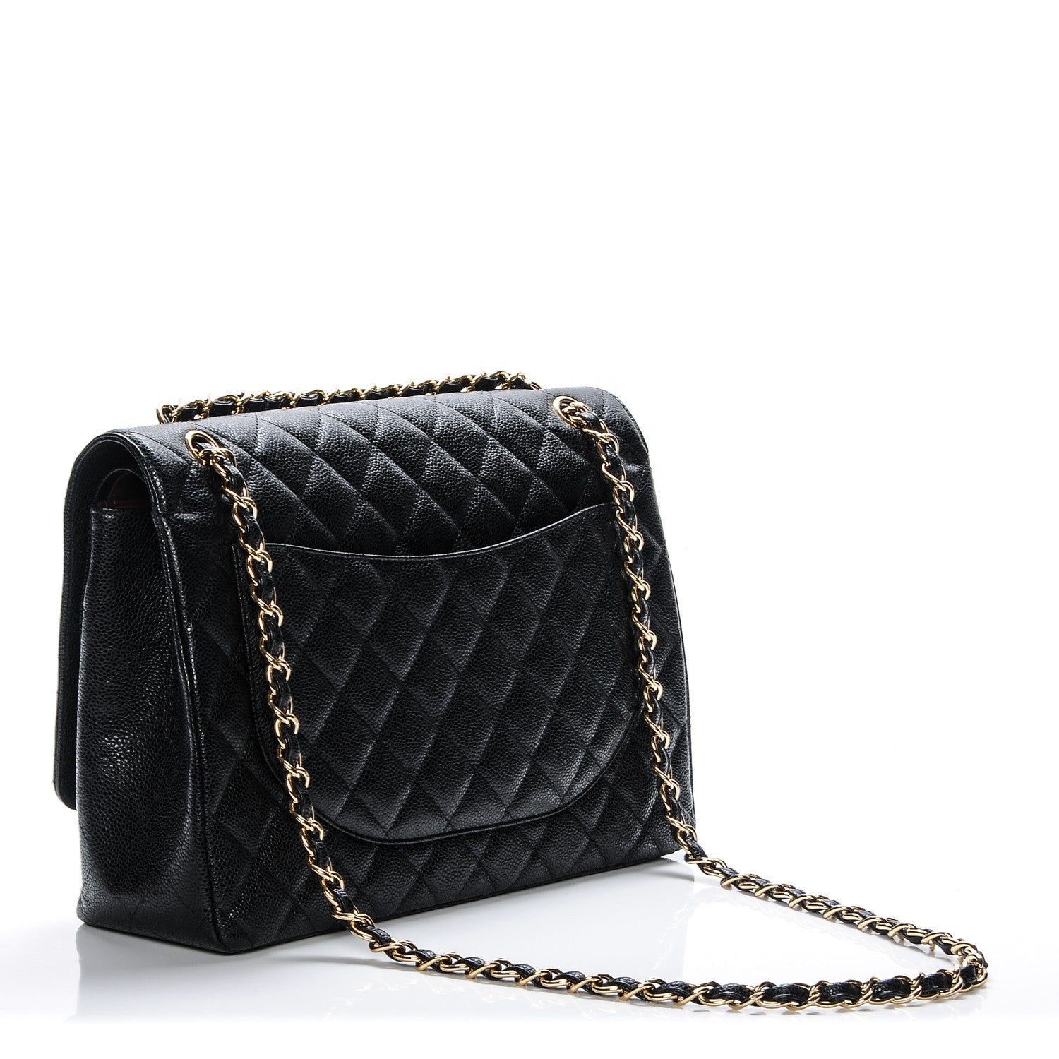 Chanel Caviar Quilted Maxi Double Flap Black 3 of 7