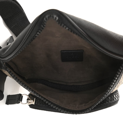 Gucci GG Supreme Monogram Belt Bag Black 6 of 11