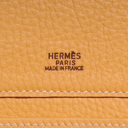 Hermes Taurillon Clemence Sherpa Backpack Sable 6 of 7