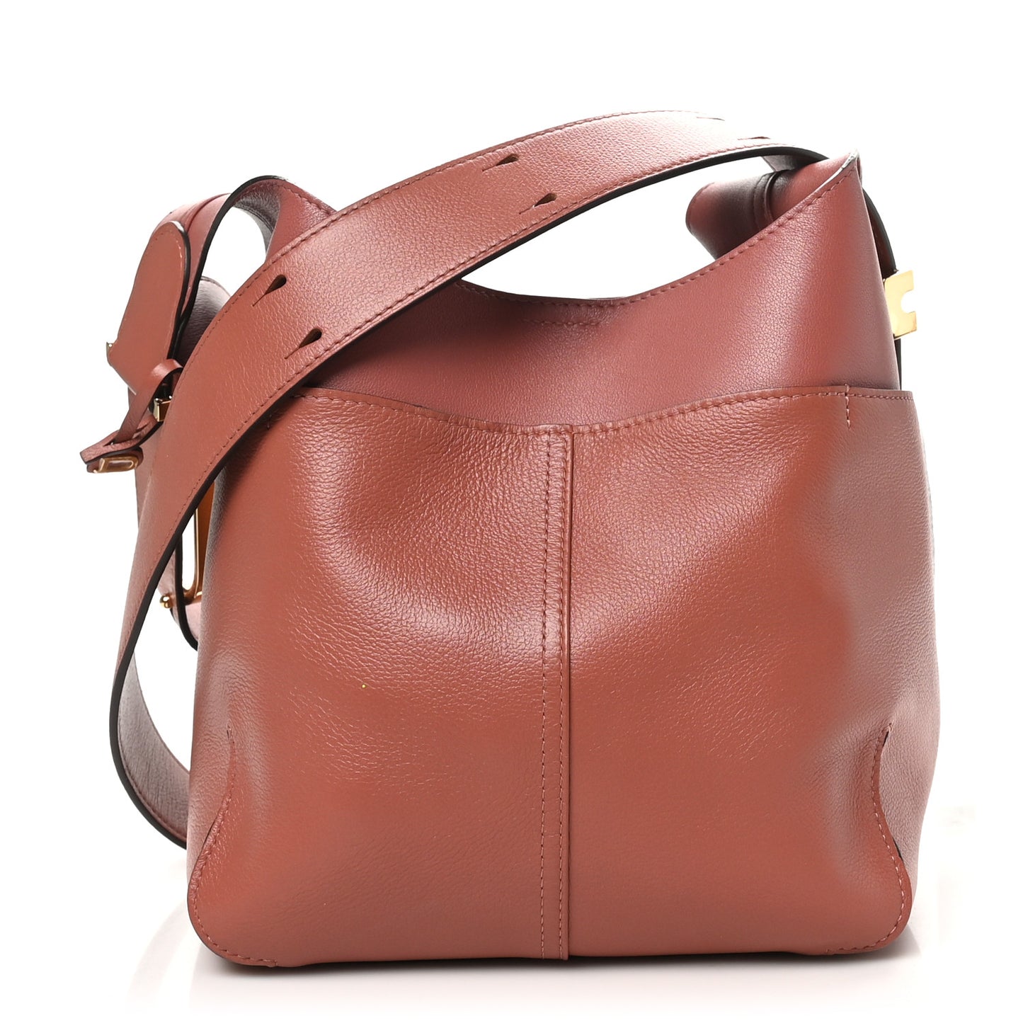 Grained Calfskin Mini So Cool Satchel Pink