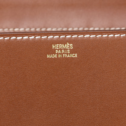 Hermes Tadelakt Medor Clutch Fauve 6 of 11