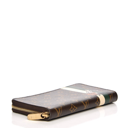 Louis Vuitton Monogram Groom Zippy Organizer Wallet Green 4 of 7