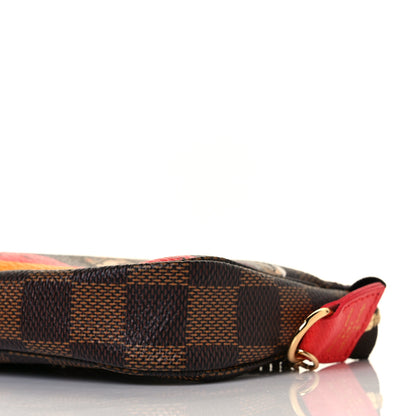 Louis Vuitton Damier Ebene 2015 Christmas Animation Mini Pochette Accessories 8 of 8