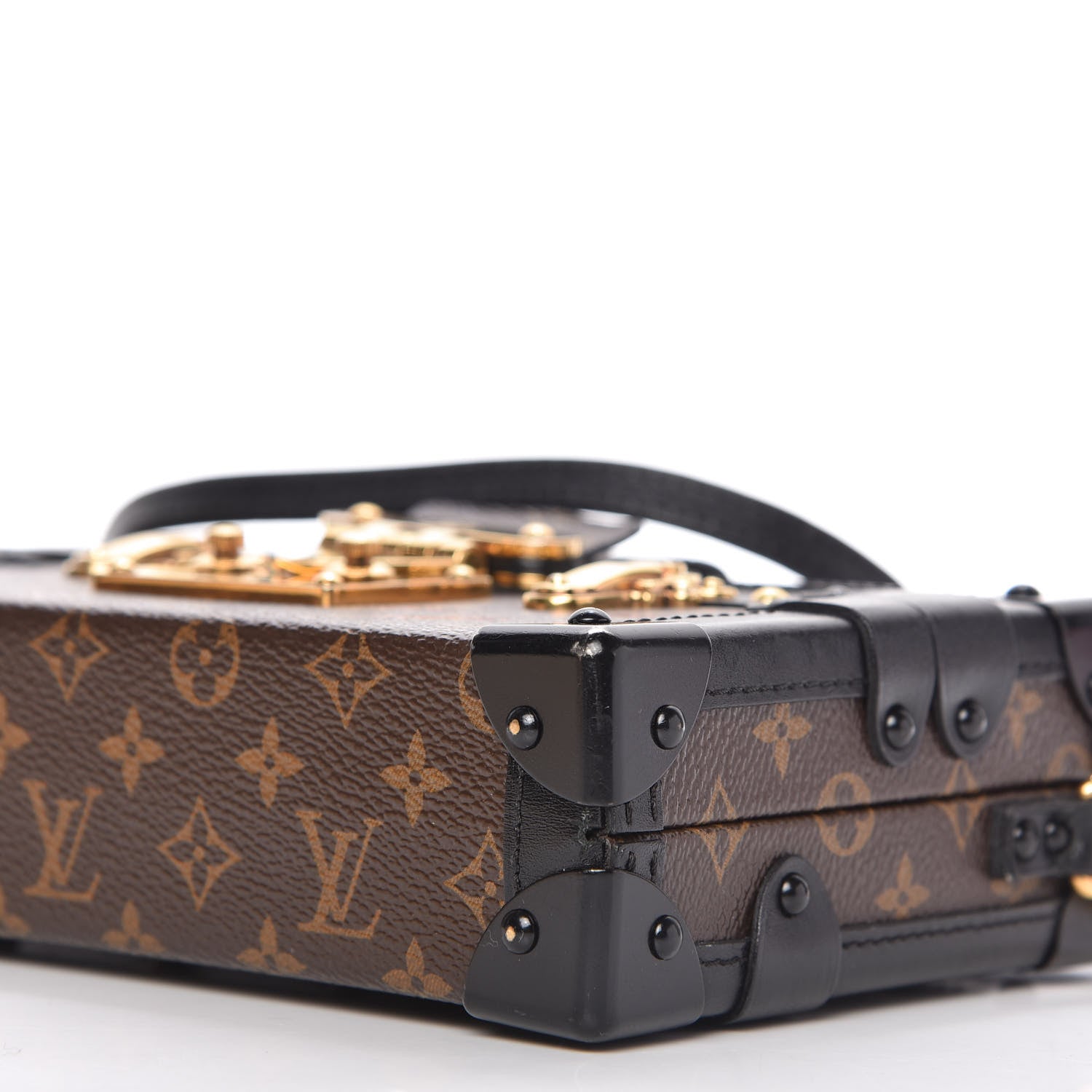 Louis Vuitton Monogram Petite Malle Black 7 of 9