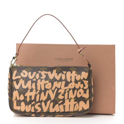 Louis Vuitton Monogram Graffiti Pochette Accessories Peach 11 of 11