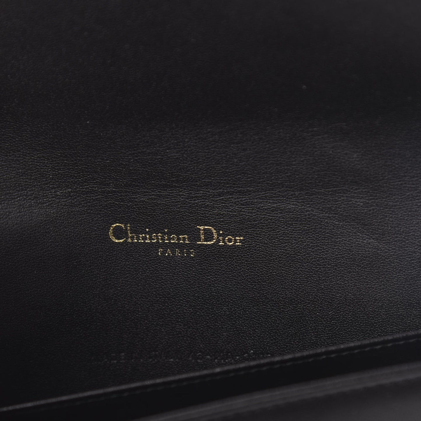 Lambskin Cannage Lady Dior Pouch Black