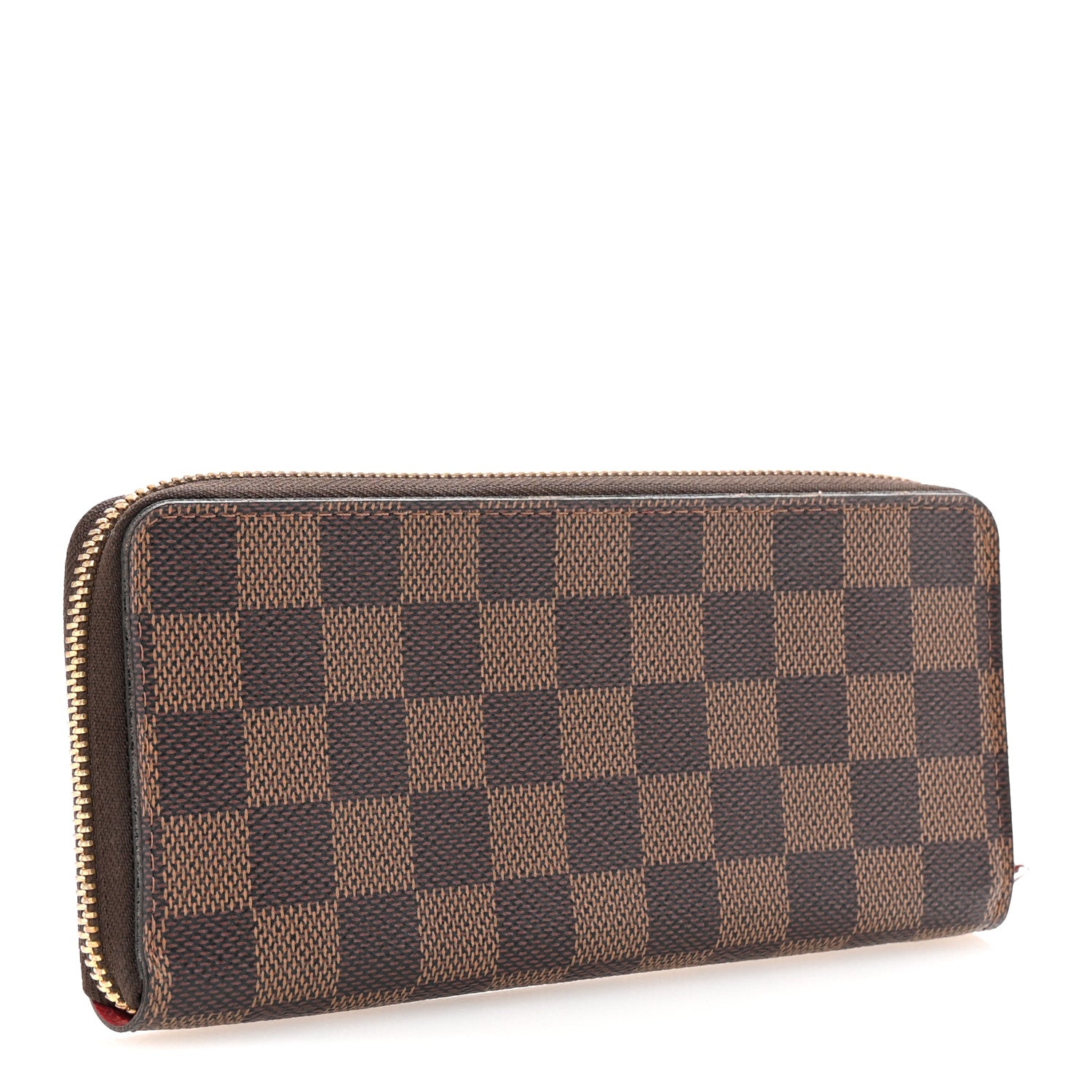 Louis Vuitton Damier Ebene Clemence Wallet Cherry 3 of 6