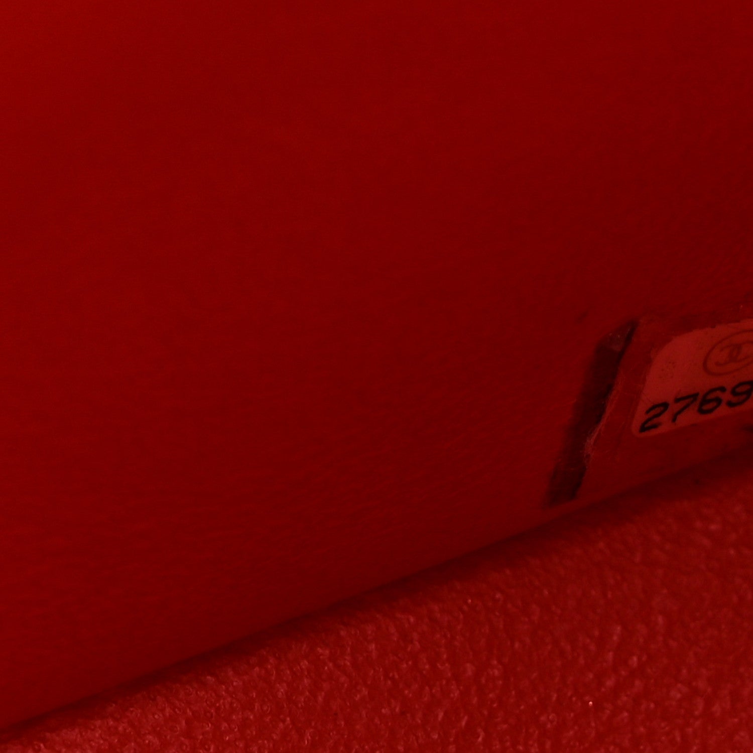 Chanel Lambskin Quilted Mini Square Flap Red 7 of 10