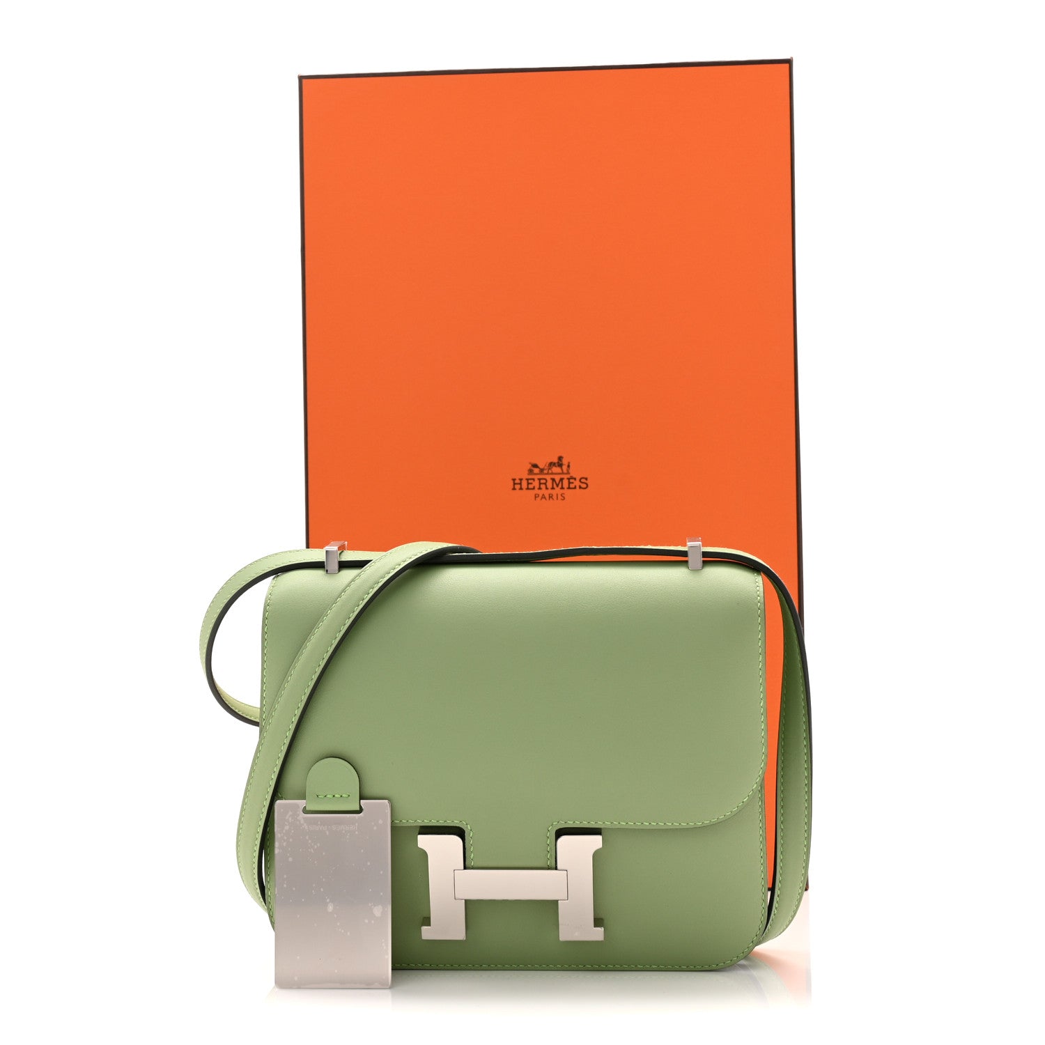 Hermes Swift Constance 18 Vert Criquet 12 of 12