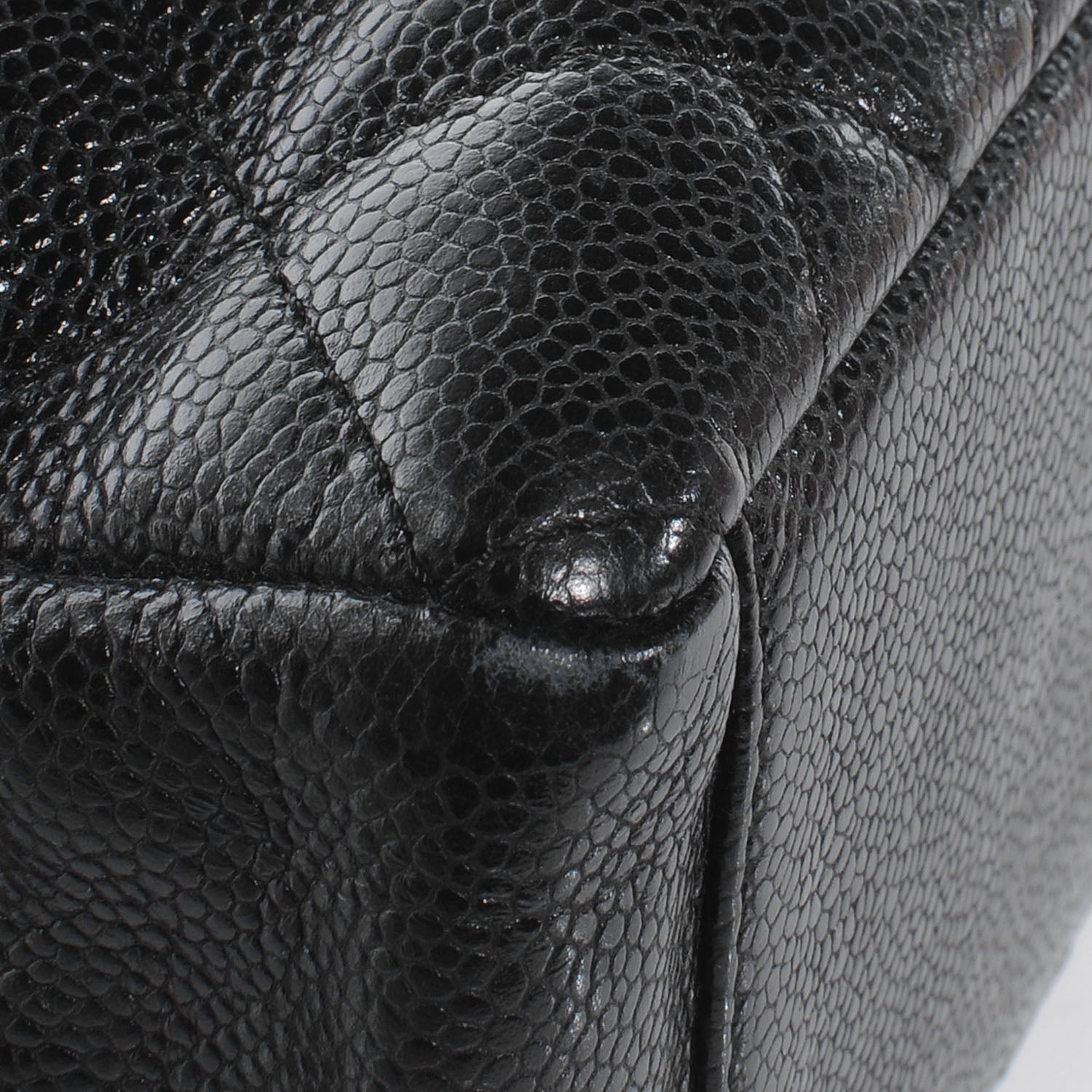 Chanel Caviar Petit Shopping Tote PST Black 5 of 9