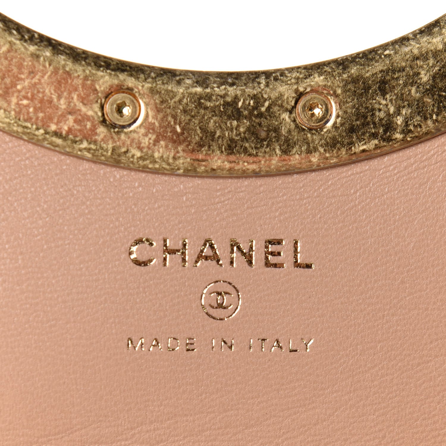 Chanel Caviar Quilted Woven Chain Handle Flap Clutch Beige 6 of 11