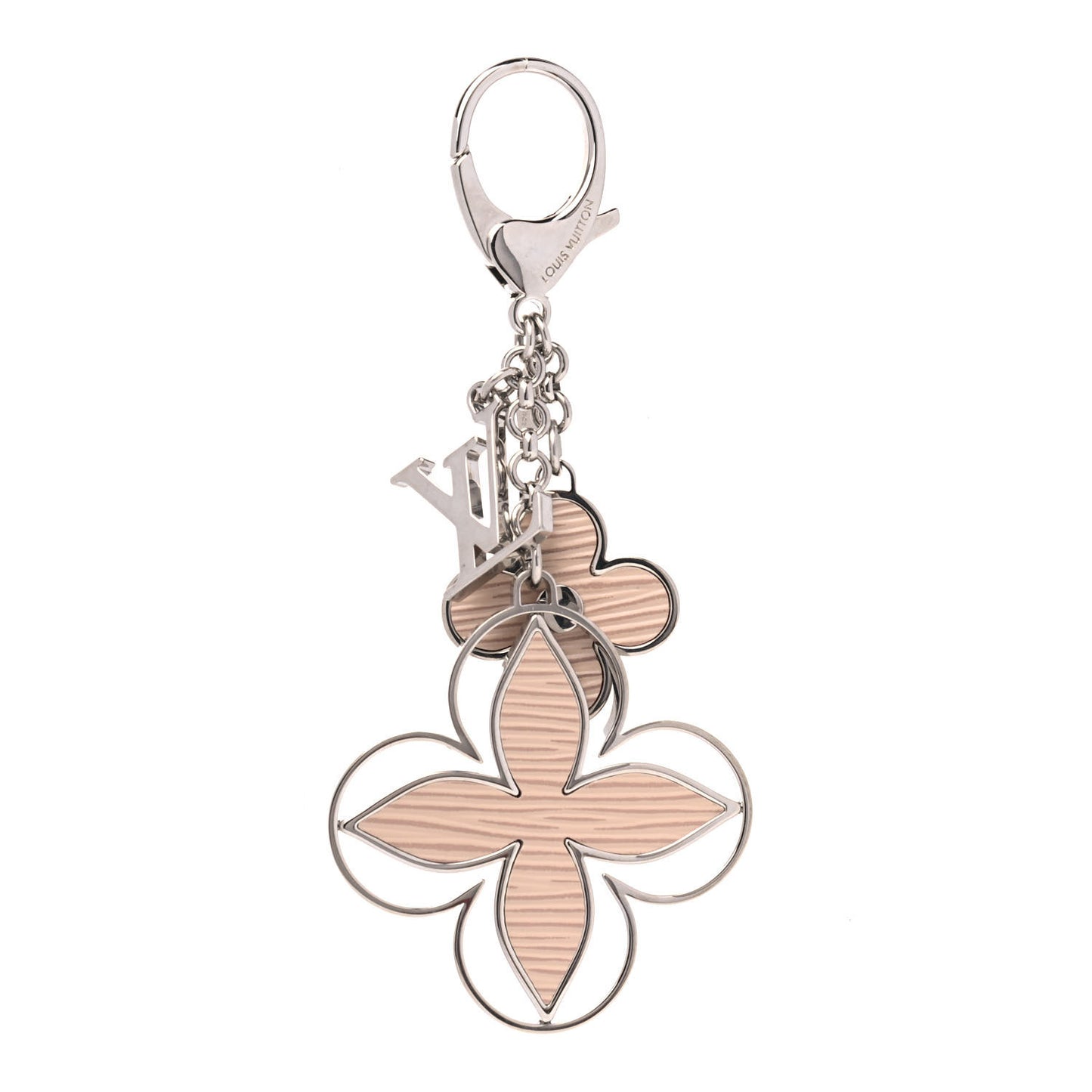 Fleur d Epi Bag Charm Key Holder Dune