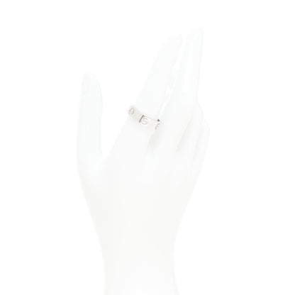 Cartier Platinum 5.5mm LOVE Ring 56 7.5 2 of 4