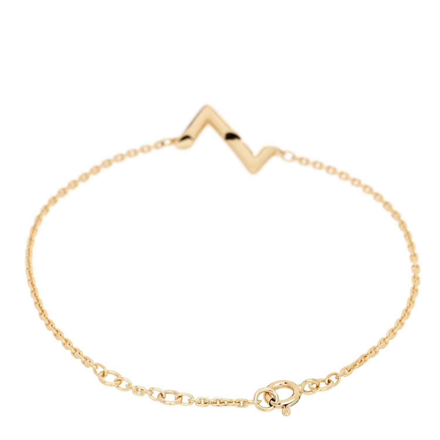 Louis Vuitton 18K Yellow Gold Volt Upside Down Chain Bracelet 2 of 3