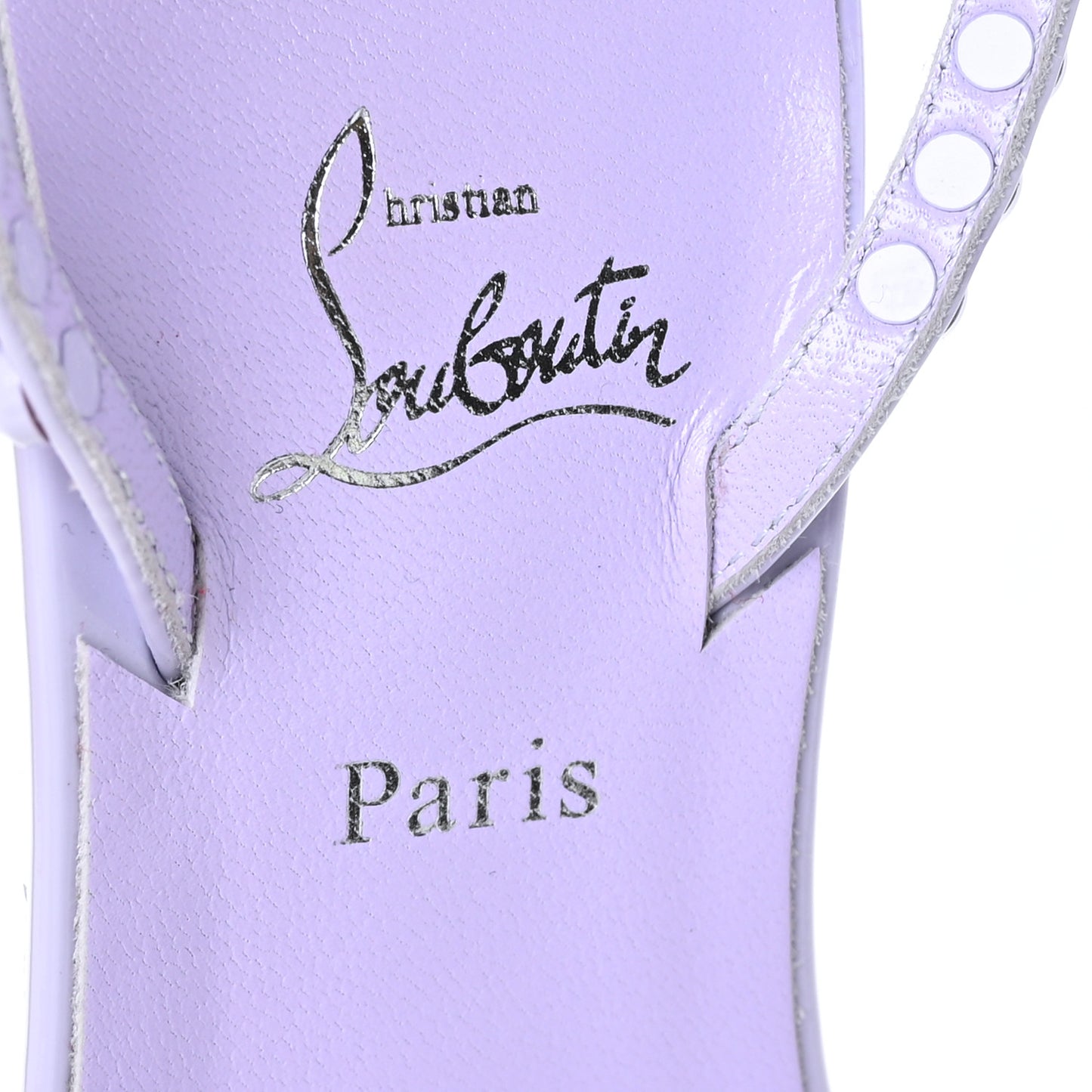 Patent Calfskin So Me 100 Sandals 37 Lilac Smoke