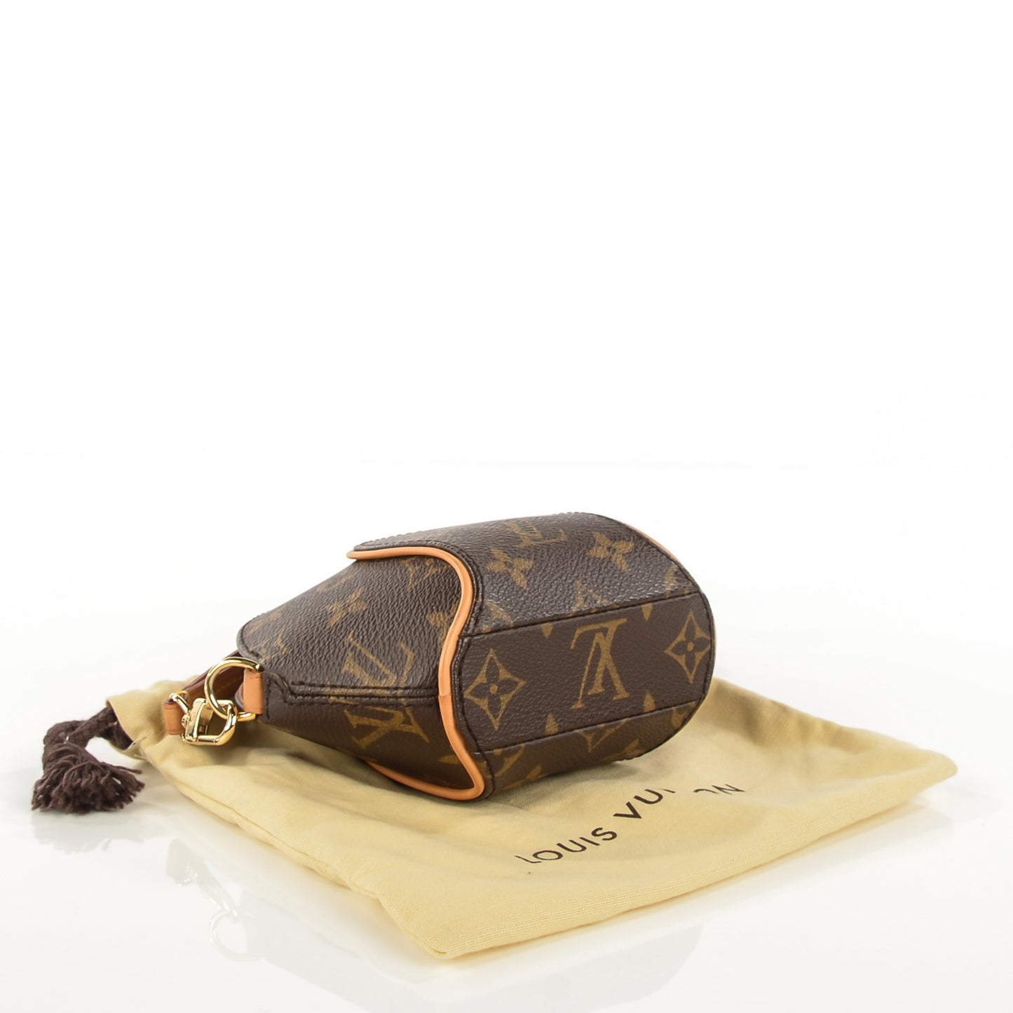 Monogram Mini Ellipse Wristlet Clutch