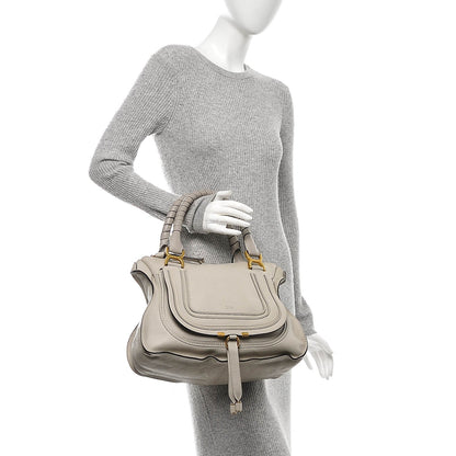 Chloe Calfskin Medium Marcie Satchel Dove 2 of 14