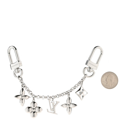 Louis Vuitton Monogram Spring Street Strass Chain Bag Charm Silver 2 of 4