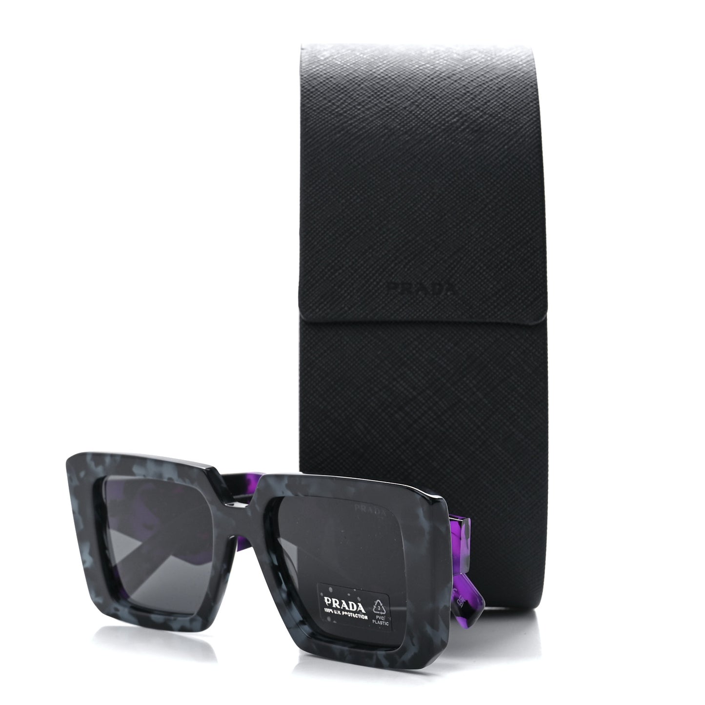 Acetate Symbole Sunglasses SPR 23Y Slate Grey Purple
