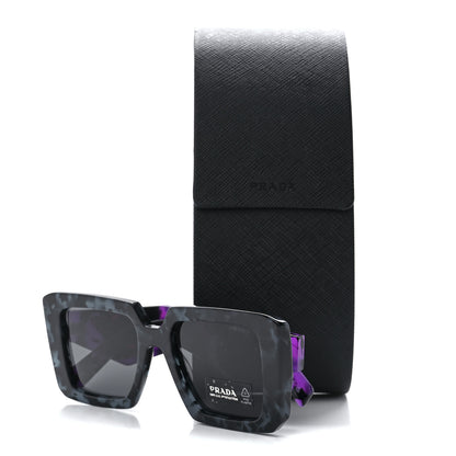 Prada Acetate Symbole Sunglasses SPR 23Y Slate Grey Purple 7 of 7