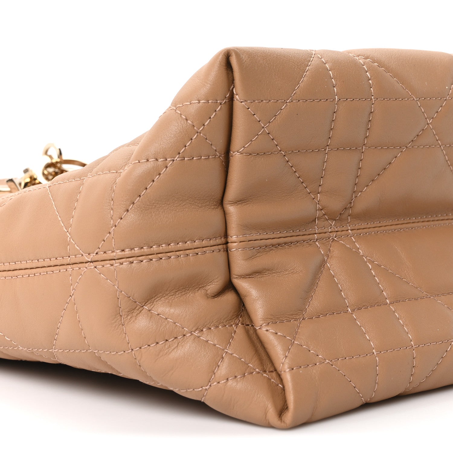 Christian Dior Calfskin Macrocannage Small Toujours Vertical Beige 9 of 11