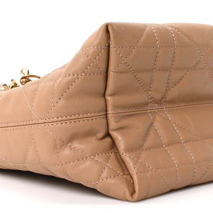 Christian Dior Calfskin Macrocannage Small Toujours Vertical Beige 9 of 11