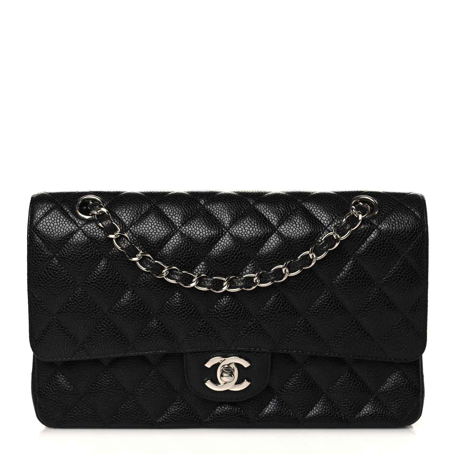 Chanel Caviar Quilted Sweetheart Flap Black 3 of 19