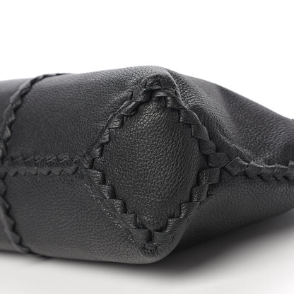 Bottega Veneta Cervo Deerskin Braided Tote Black 9 of 10