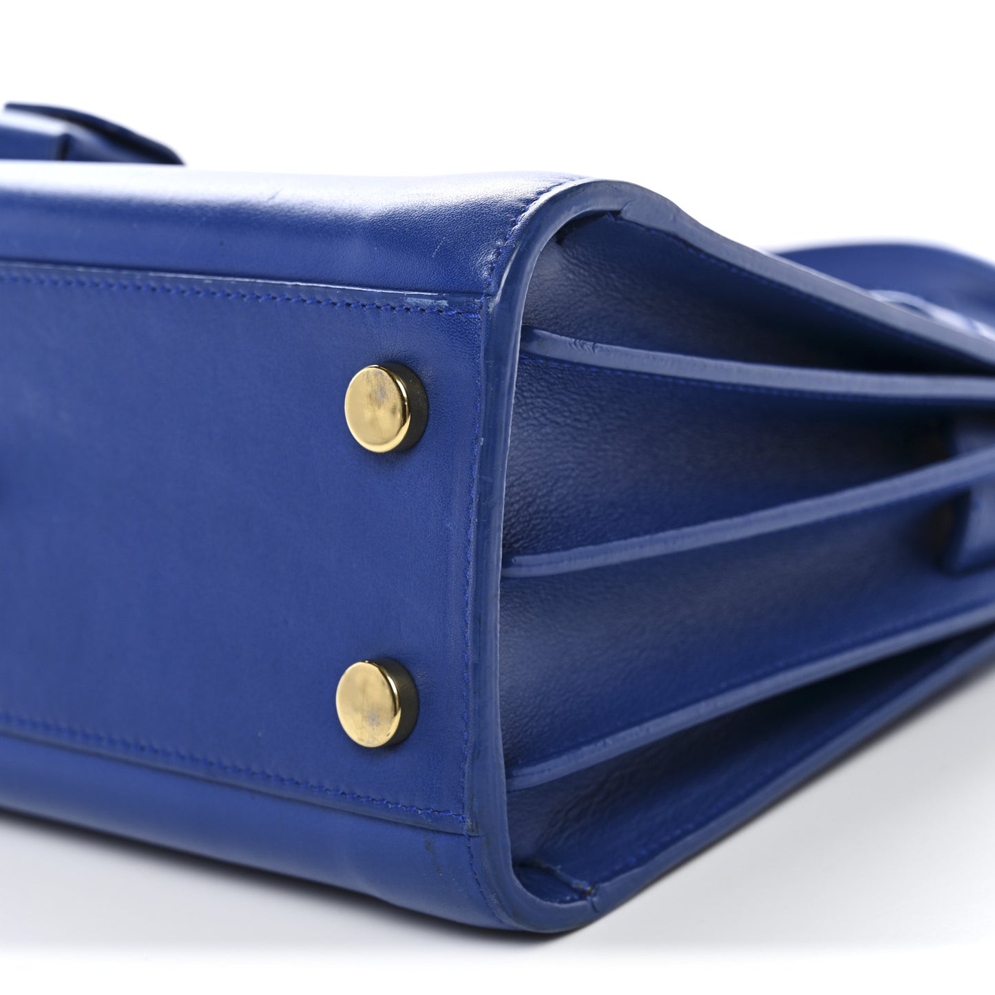 Calfskin Nano Sac De Jour Royal Blue