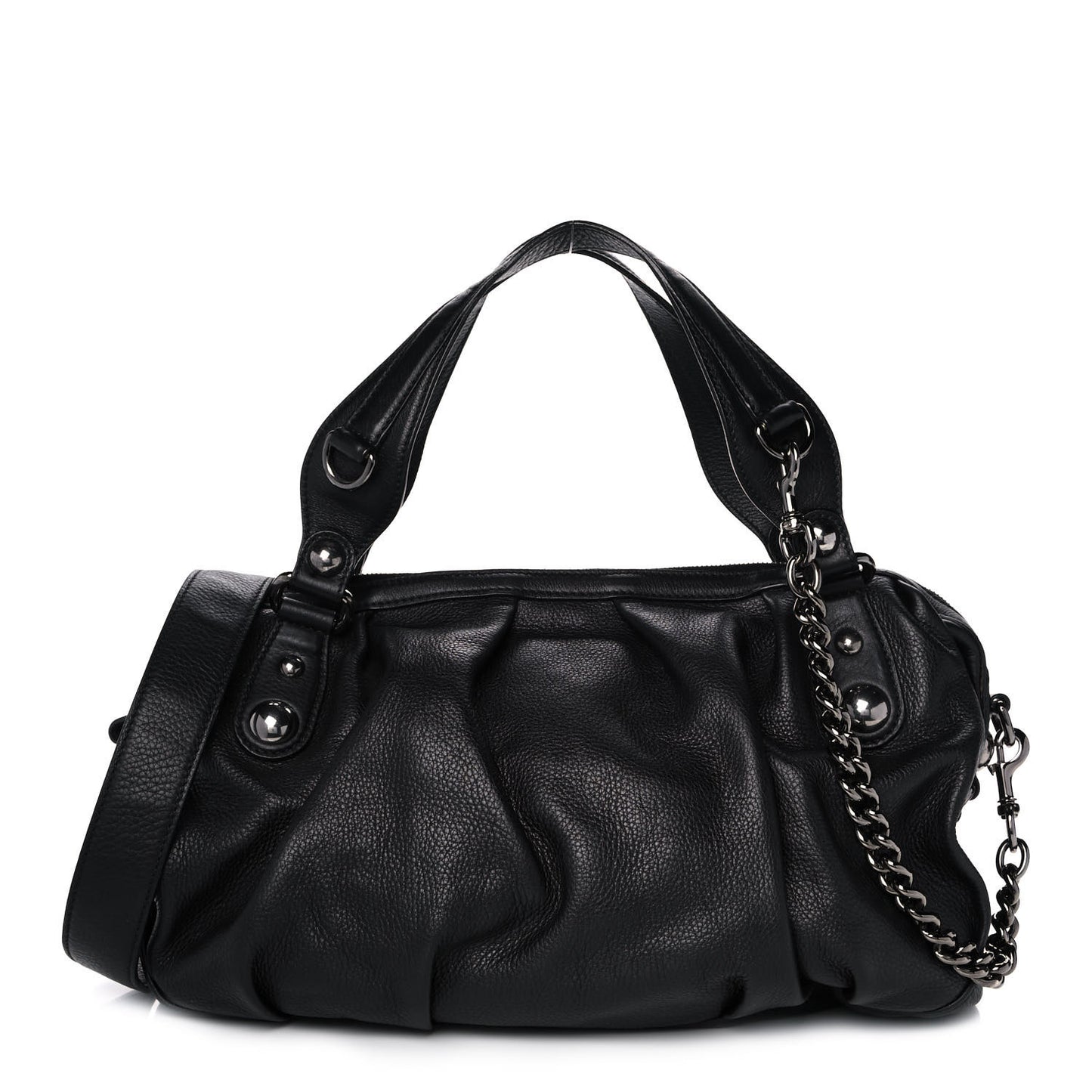 Calfskin Medium Icon Bit Boston Black