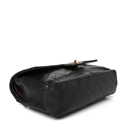 Chanel Lambskin Quilted Small Double Flap Black 4 of 12