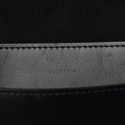 Louis Vuitton Calfskin Pochette Louise GM Black 6 of 11