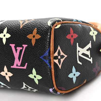 Louis Vuitton Monogram Multicolor Mini Sac HL Speedy Black 9 of 12