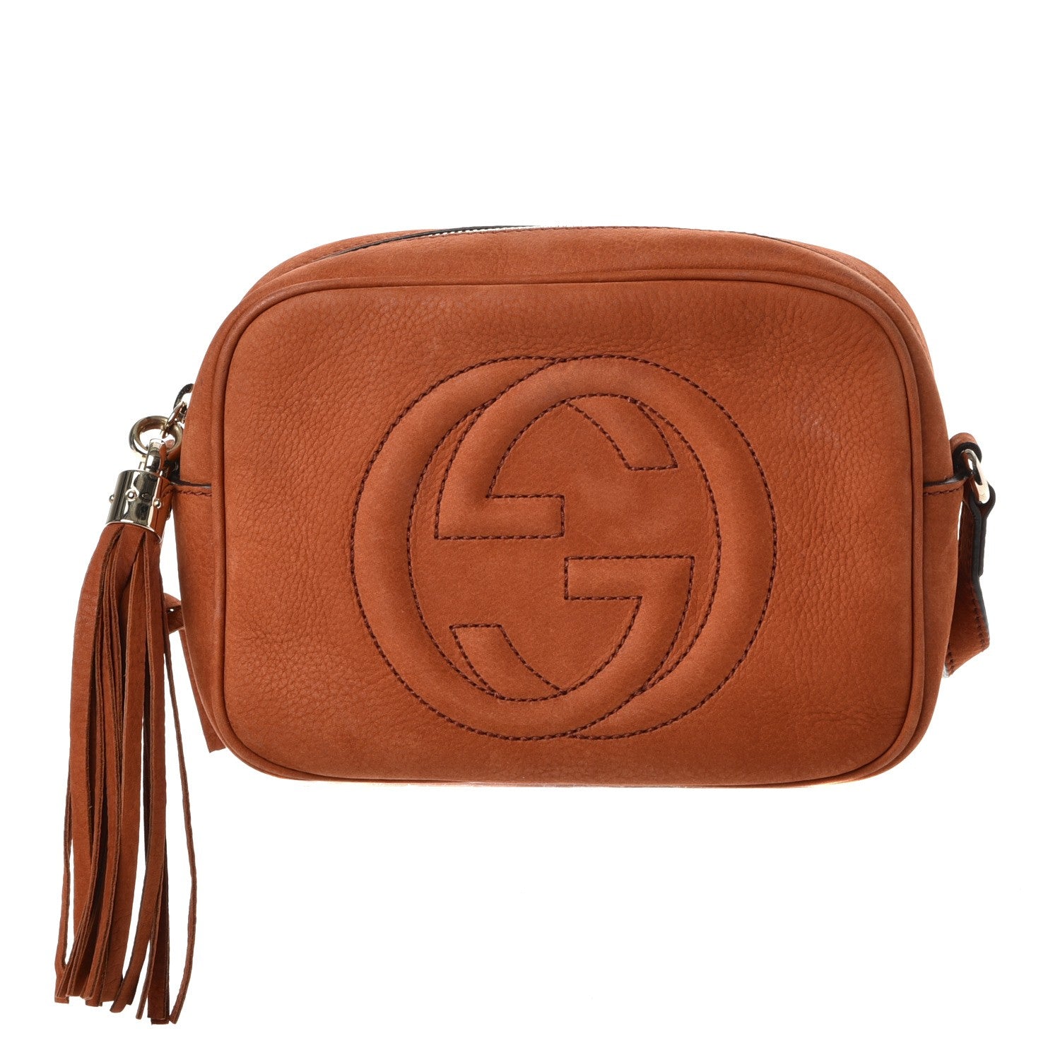 Gucci Vitello Range Small Soho Disco Bag Old Whisky 1 of 9
