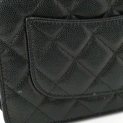 Chanel Caviar Quilted Coco First Wallet On Chain WOC Black 12 of 12