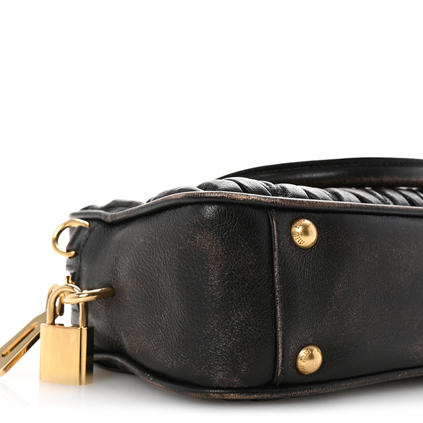 Nappa Matelasse Arcadie Top Handle Bag Sabbia Caffe