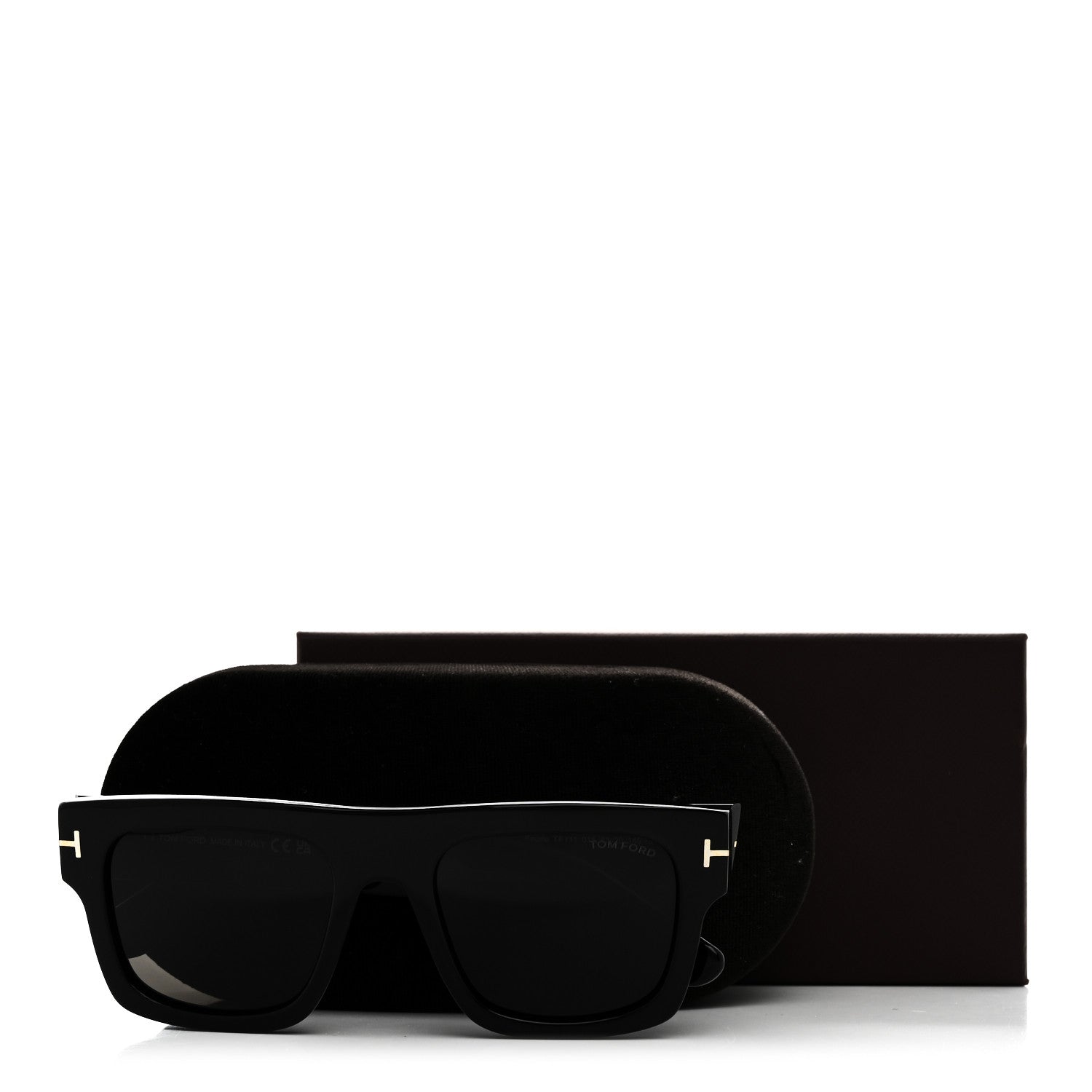 Tom Ford Acetate Fausto Sunglasses TF711 Black 7 of 7