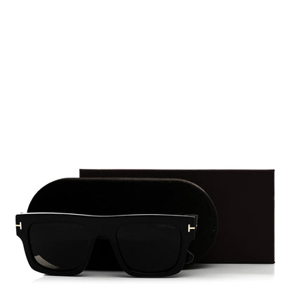 Tom Ford Acetate Fausto Sunglasses TF711 Black 7 of 7