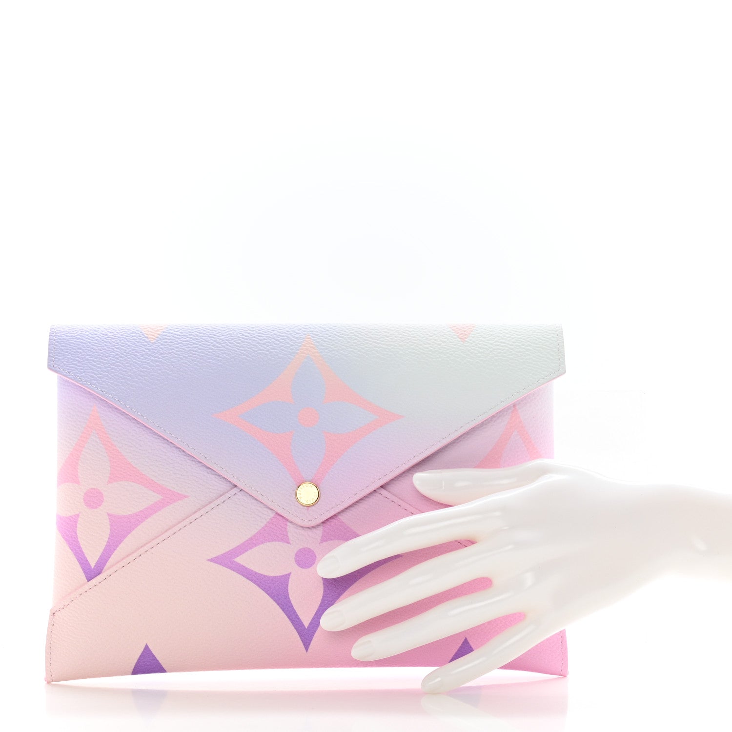 Louis Vuitton Monogram Giant Spring in the City Kirigami Pochette Set Sunrise Pastel Midnight Fuchsia Sunset Kaki 2 of 9