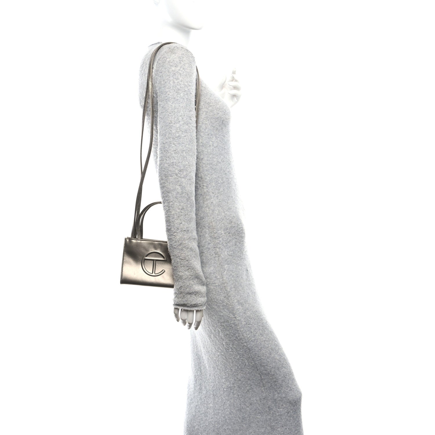 Telfar Vegan Leather Small Shopping Bag Bronze 3 of 9