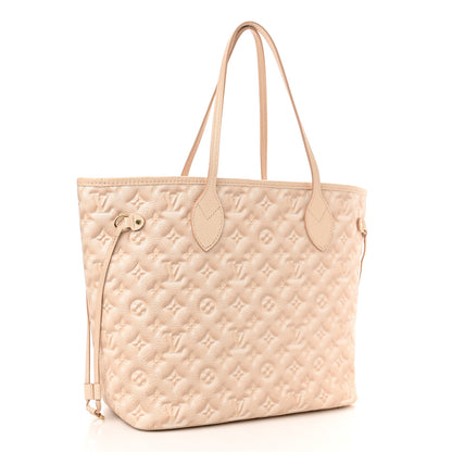 Louis Vuitton Empreinte Monogram Summer Stardust Neverfull MM Beige Clair 4 of 10