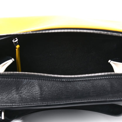 Celine Smooth Calfskin Small Tri-Color Edge Shoulder Bag Yellow 5 of 23