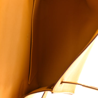 Hermes Swift Kelly Pochette Clutch Jaune Ambre 5 of 12