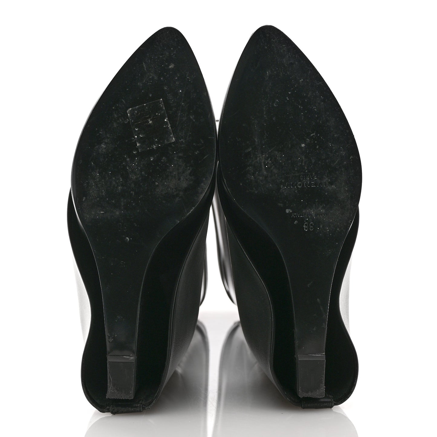 Calfskin Shark Lock Pant Boots 38 Black