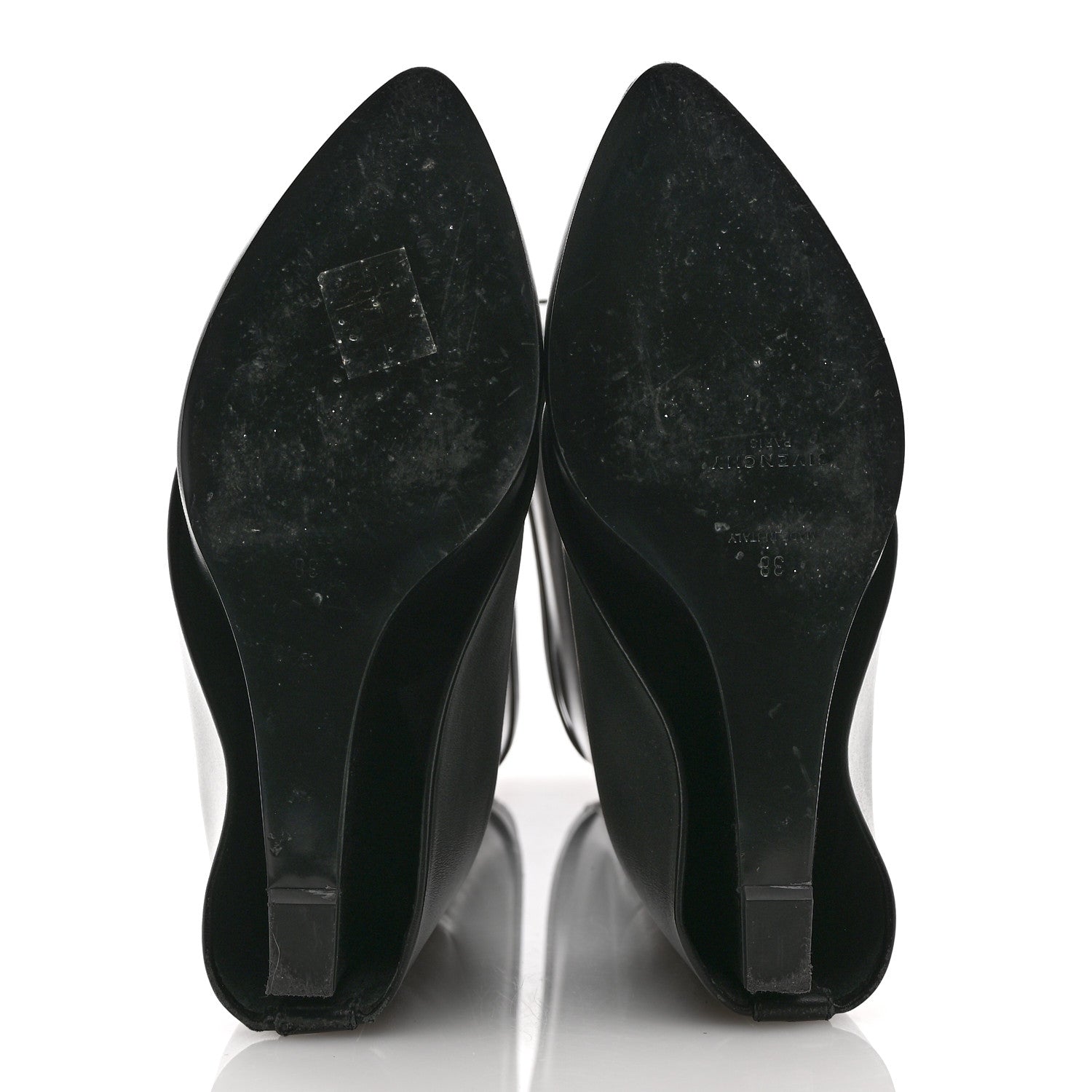 Givenchy Calfskin Shark Lock Pant Boots 38 Black 6 of 11