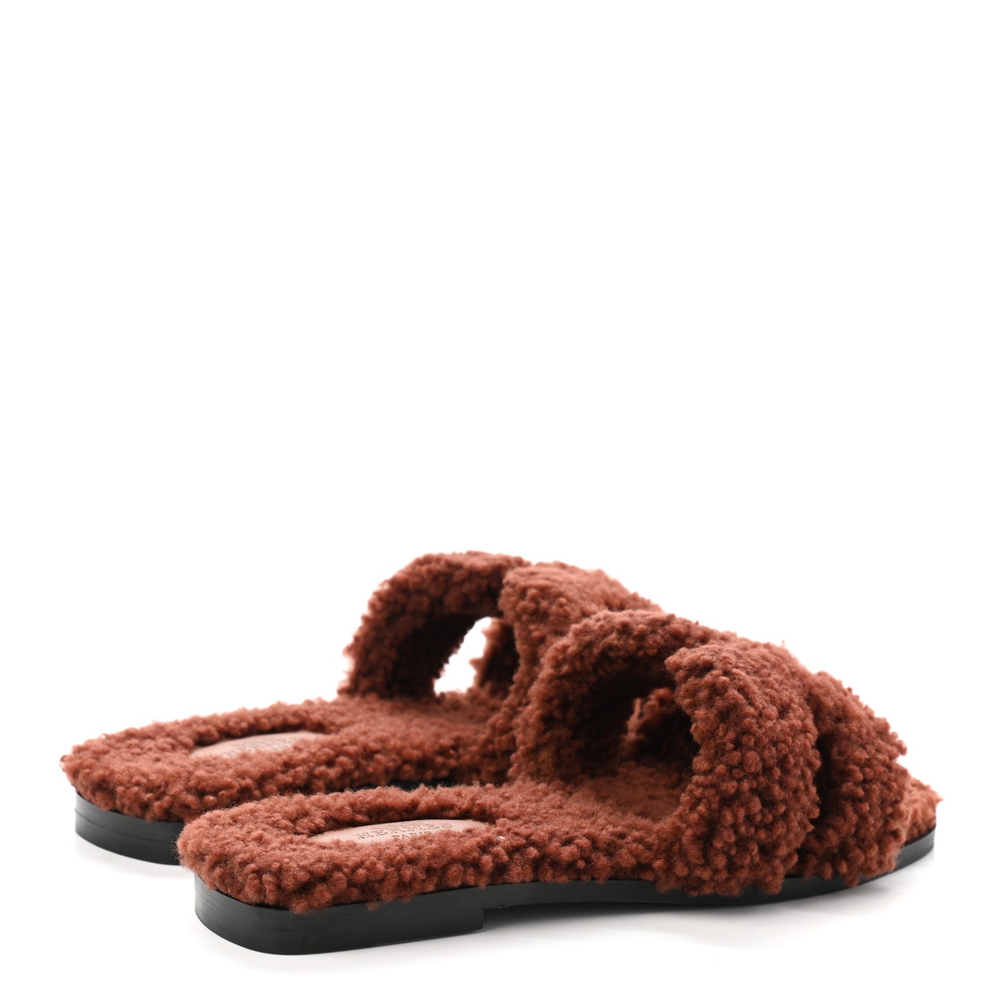 Woolskin Oran Sandals 37 Cognac