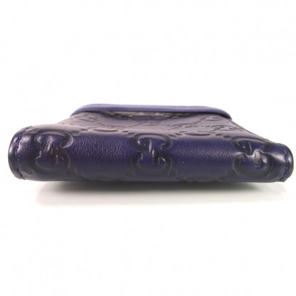 Gucci Guccissima Mens Bi-Fold Wallet Blue 4 of 8