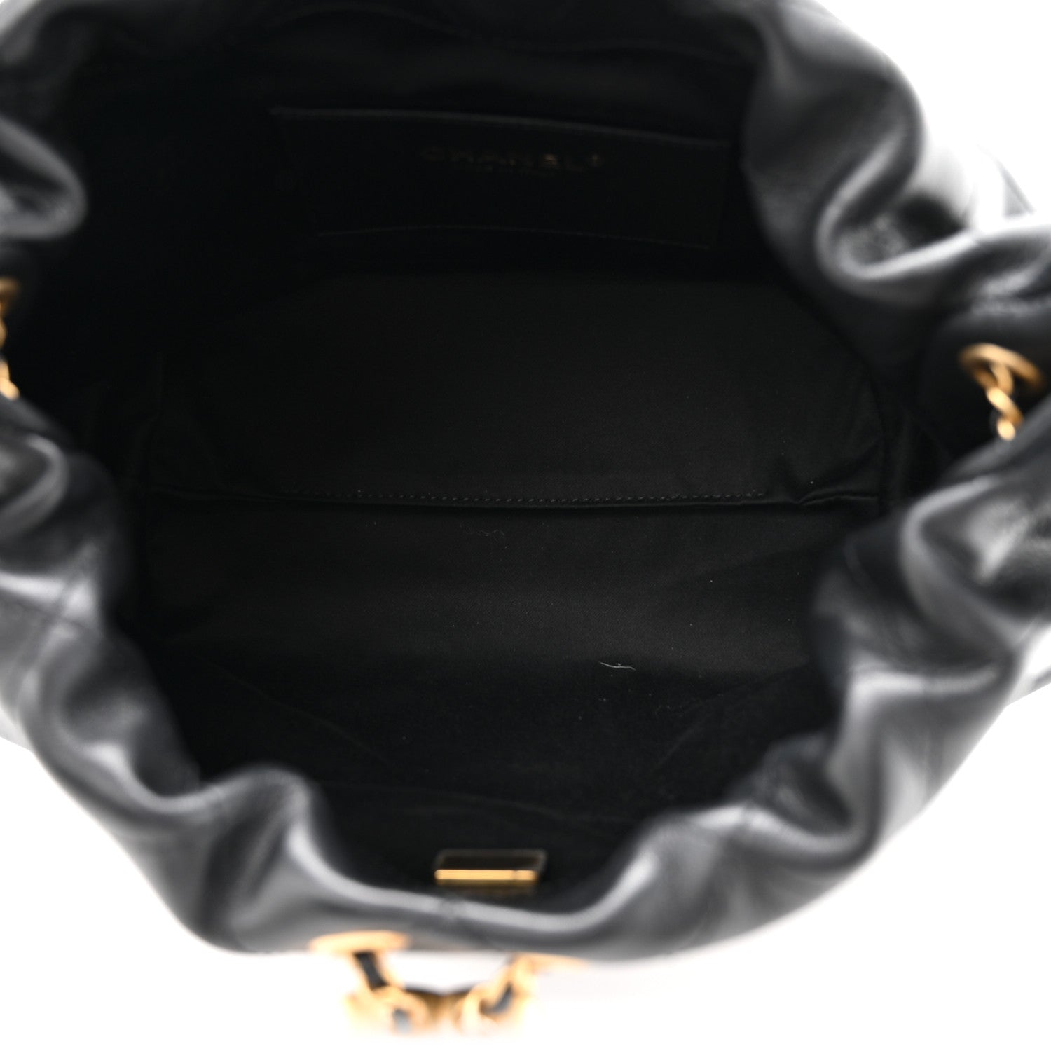 Chanel Calfskin Quilted Small Maxi Hobo Black 5 of 10