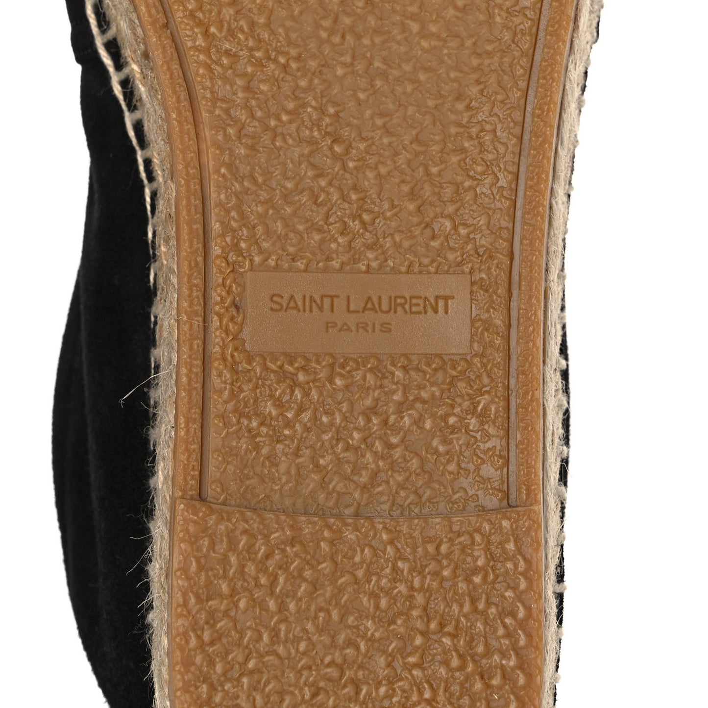 Suede Monogram Espadrilles 37.5 Black